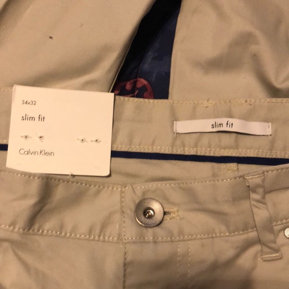 Calvin Klein slim fit khakis - Picture 2 of 3